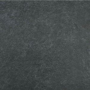 Baldosa cerámica imitación pizarra gris oscuro con textura natural