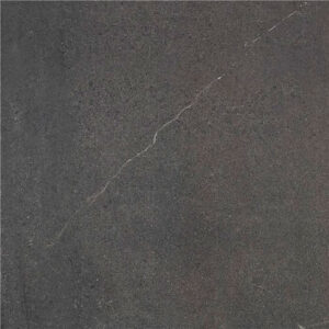Bellevue-graphite-60x60 Baldosa cerámica gris oscuro mate con sutil veta diagonal clara
