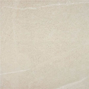 Bellevue-plus-ivory-60x60(20mm) Baldosa cerámica beige tono piedra con textura mate y sutil veta blanca