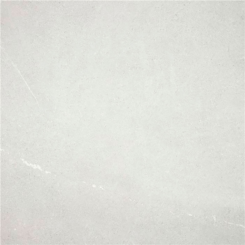 Bellevue-plus-white-60x60(20mm) Baldosa cerámica gris claro con sutil vetas blancas y textura mate