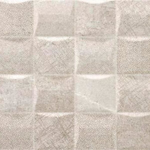 Bellevue-tz-grey-light-33x90 Mosaico de azulejos cuadrados beige con texturas grabadas y suave relieve