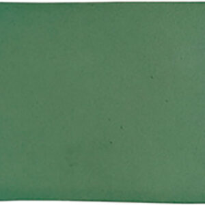 Azulejo cerámico rectangular verde esmaltado con acabado brillante