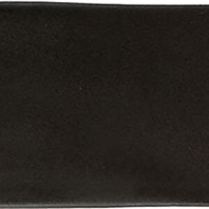 Azulejo cerámico rectangular negro mate con bordes irregulares