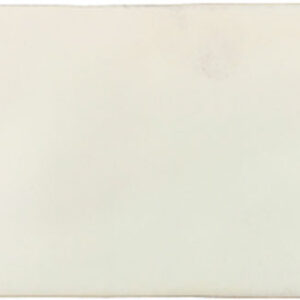 Azulejo cerámico rectangular blanco brillo con bordes biselados