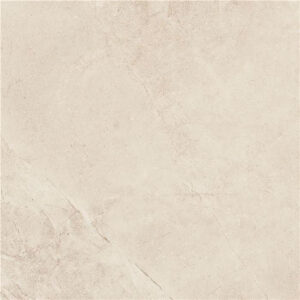Baldosa cerámica beige claro efecto mármol con vetas sutiles