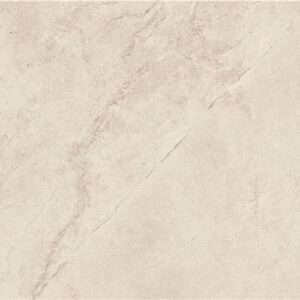 Baldosa porcelánica crema efecto mármol con vetas finas