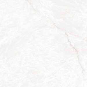 Baldosa cerámica efecto mármol blanco con vetas beige sutiles