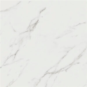 Baldosa cerámica efecto mármol blanco con vetas grises