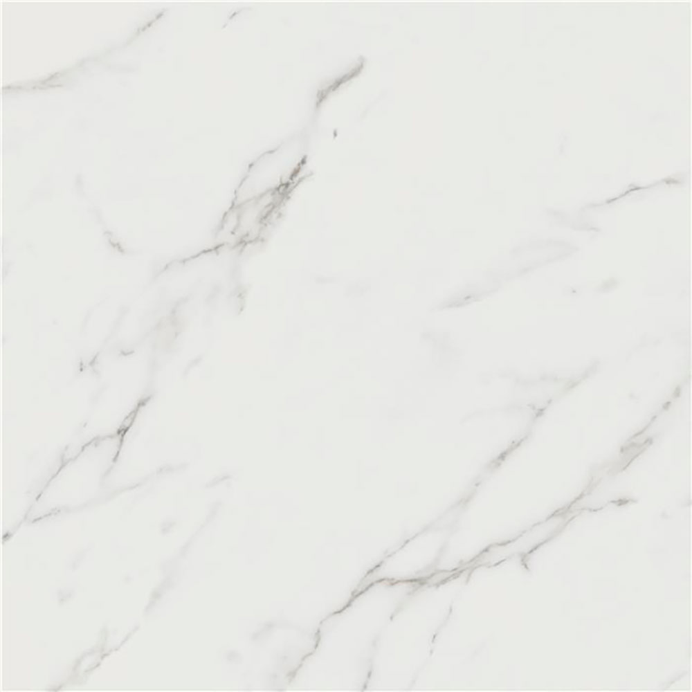Baldosa cerámica efecto mármol blanco con vetas grises