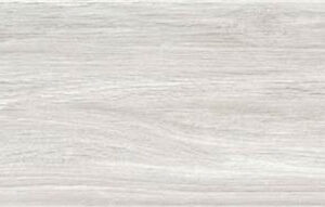 Azulejo efecto madera gris claro con vetas horizontales y textura sutil