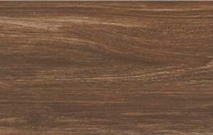 Baldosa cerámica efecto madera marrón con vetas horizontales