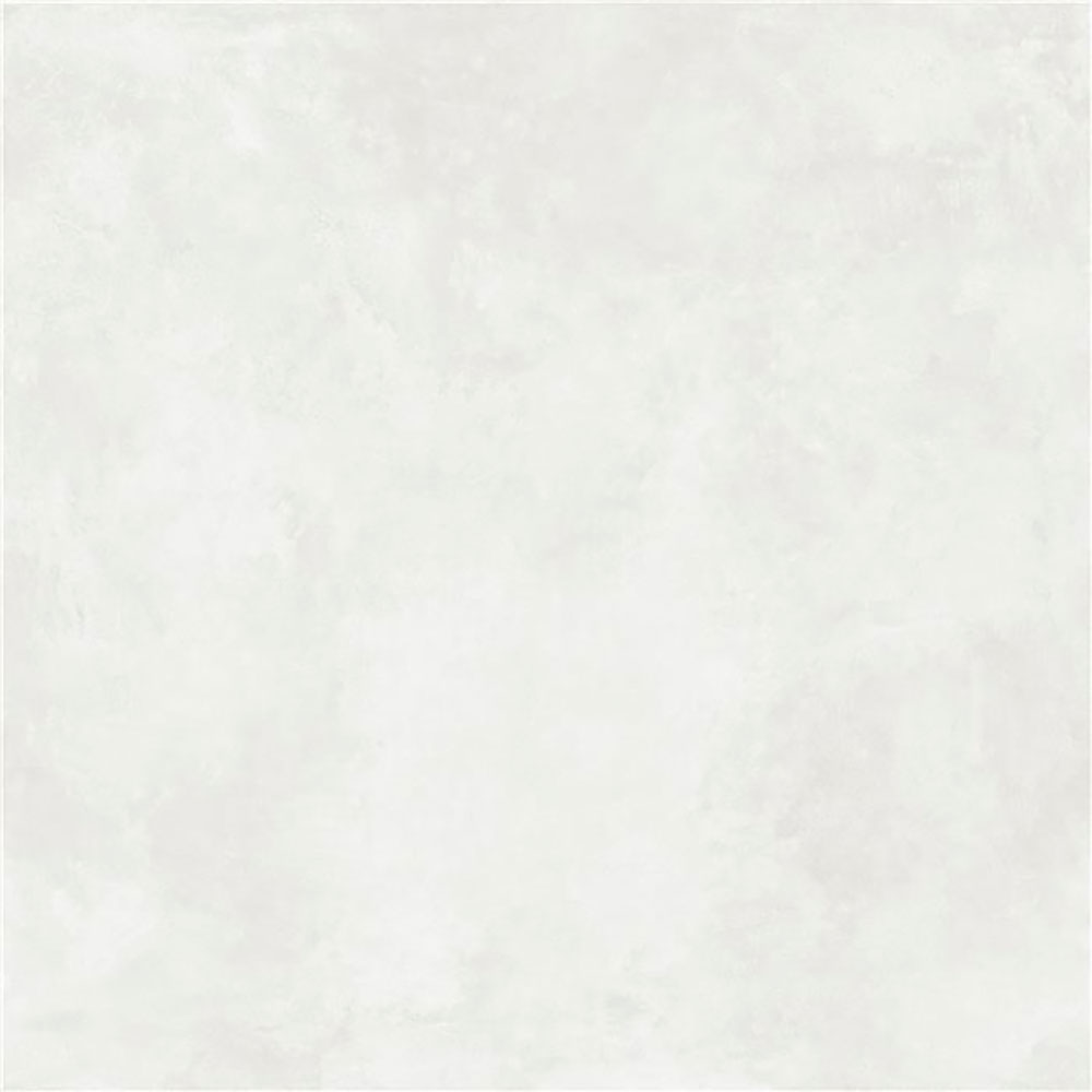 Baldosa cerámica blanco roto con sutil textura y vetas grisáceas