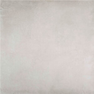 Baldosa cerámica cuadrada beige claro con textura suave efecto cemento