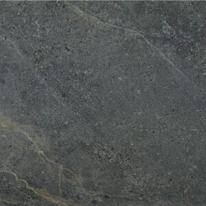 Azulejo cerámico efecto piedra gris oscuro con finas vetas beige y textura mate