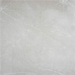Baldosa gris claro efecto mármol con vetas blancas suaves
