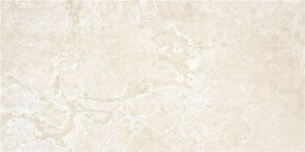 Azulejo cerámico beige efecto mármol con vetas suaves