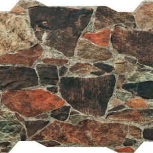 Muralla-Arena-40X60 Azulejo imitación piedra irregular en tonos tierra para pavimento y revestimiento