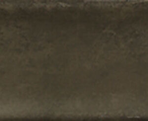 Azulejo cerámico rectangular oscuro brillante con textura moteada y reflejo