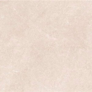 Baldosa cerámica beige claro con textura mate y vetas suaves