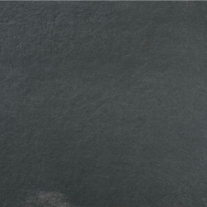 Baldosa cerámica efecto pizarra gris oscuro con textura sutil
