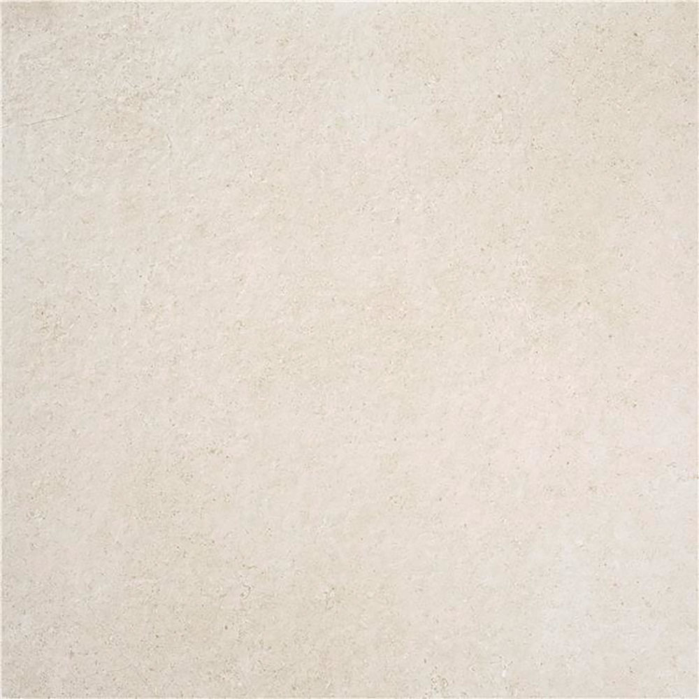 Baldosa cerámica beige claro con textura sutil, acabado mate