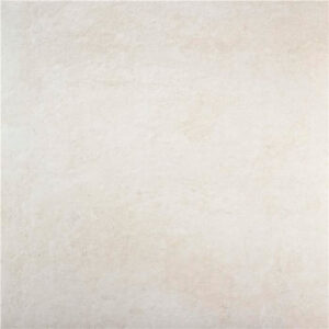 Baldosa cerámica beige claro con textura sutil efecto piedra.