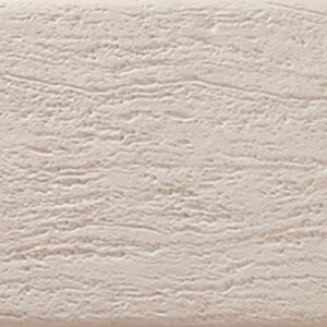 Azulejo cerámico beige texturado con ondas horizontales y acabado rugoso