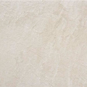 Loseta cerámica crema con textura y sutil veteado tipo piedra