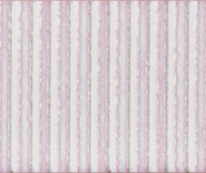 Azulejo cerámico alargado con textura acanalada vertical en tonos rosa pálido y blanco
