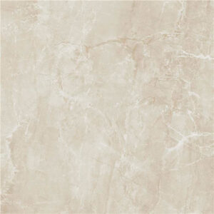 Azulejo cerámico beige efecto mármol con vetas y brillo sutil