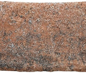 Azulejo cerámico rectangular efecto rústico terracota con textura moteada