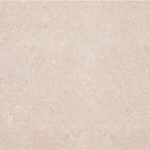 Baldosa cerámica tono beige claro con textura pétrea y acabado mate