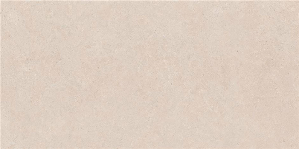 Muestra de baldosa cerámica beige claro con textura mate y sutiles vetas