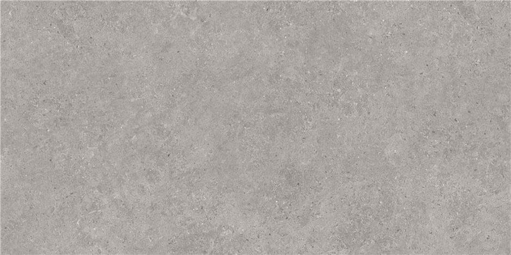 Muestra de baldosa cerámica gris con textura efecto cemento