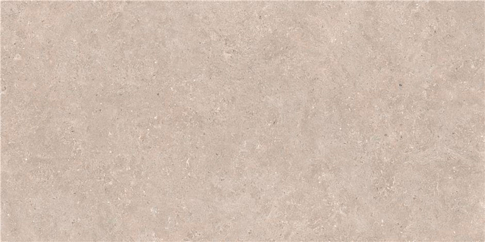 Baldosa cerámica beige efecto piedra con veteado sutil