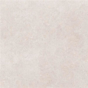 Baldosa cerámica beige claro con textura de piedra y sutil moteado