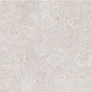 Baldosa cerámica tono beige claro efecto piedra con vetas y pequeños fragmentos