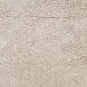Baldosa cerámica beige grisáceo efecto piedra con vetas y microtextura