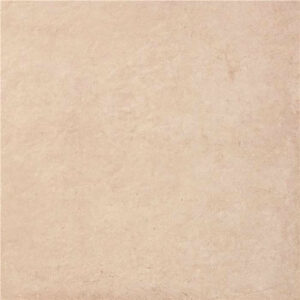 Baldosa cerámica beige mate con ligera textura de piedra