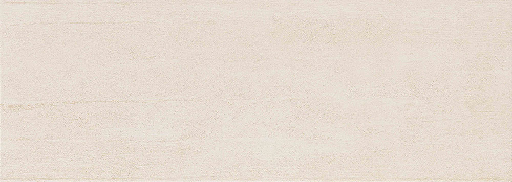 Baldosa cerámica beige claro con textura fina y vetas horizontales