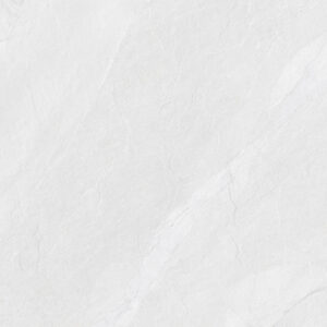 Muestra de azulejo cerámico blanco grisáceo con vetas finas tipo mármol