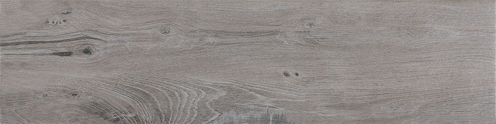 Azulejo cerámico imitación madera gris con nudos y vetas