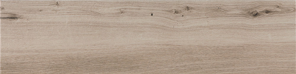 Azulejo porcelánico imitación madera roble claro con vetas horizontales y nudos