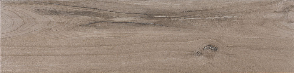 Baldosa porcelánica efecto madera beige con nudos y vetas horizontales