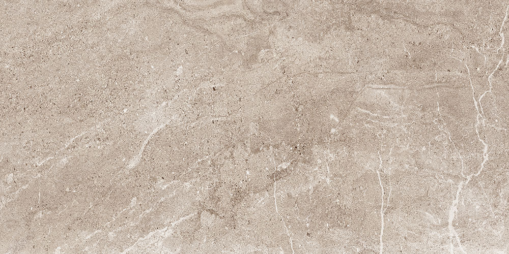 Azulejo cerámico beige efecto mármol con vetas claras