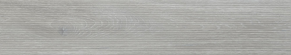 Muestra de pavimento cerámico efecto madera gris claro con vetas horizontales
