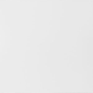 Azulejo cerámico blanco rectangular de superficie lisa y brillo sutil